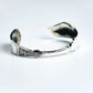 WAKAN SILVER SMITH - Cutlery Butter Knife Bangle (燻し仕上げ) - SILVER