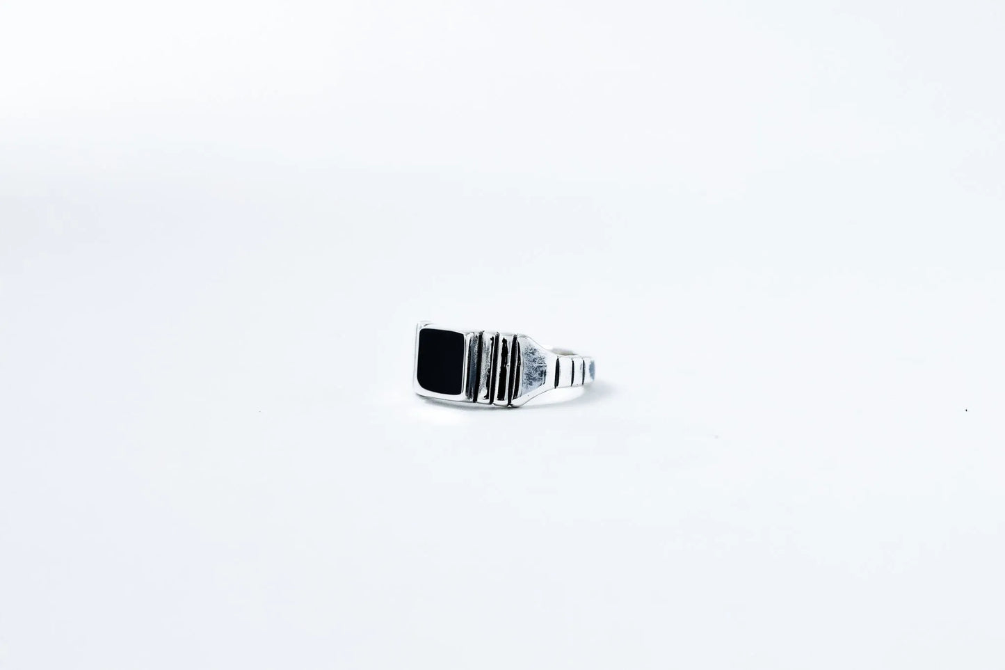 WAKAN SILVER SMITH - Brick ring【Signet】 - SILVER