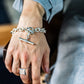 WAKAN SILVER SMITH - Hang down bracelet - SILVER