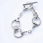 WAKAN SILVER SMITH - Horse bit bracelet (double) - SILVER