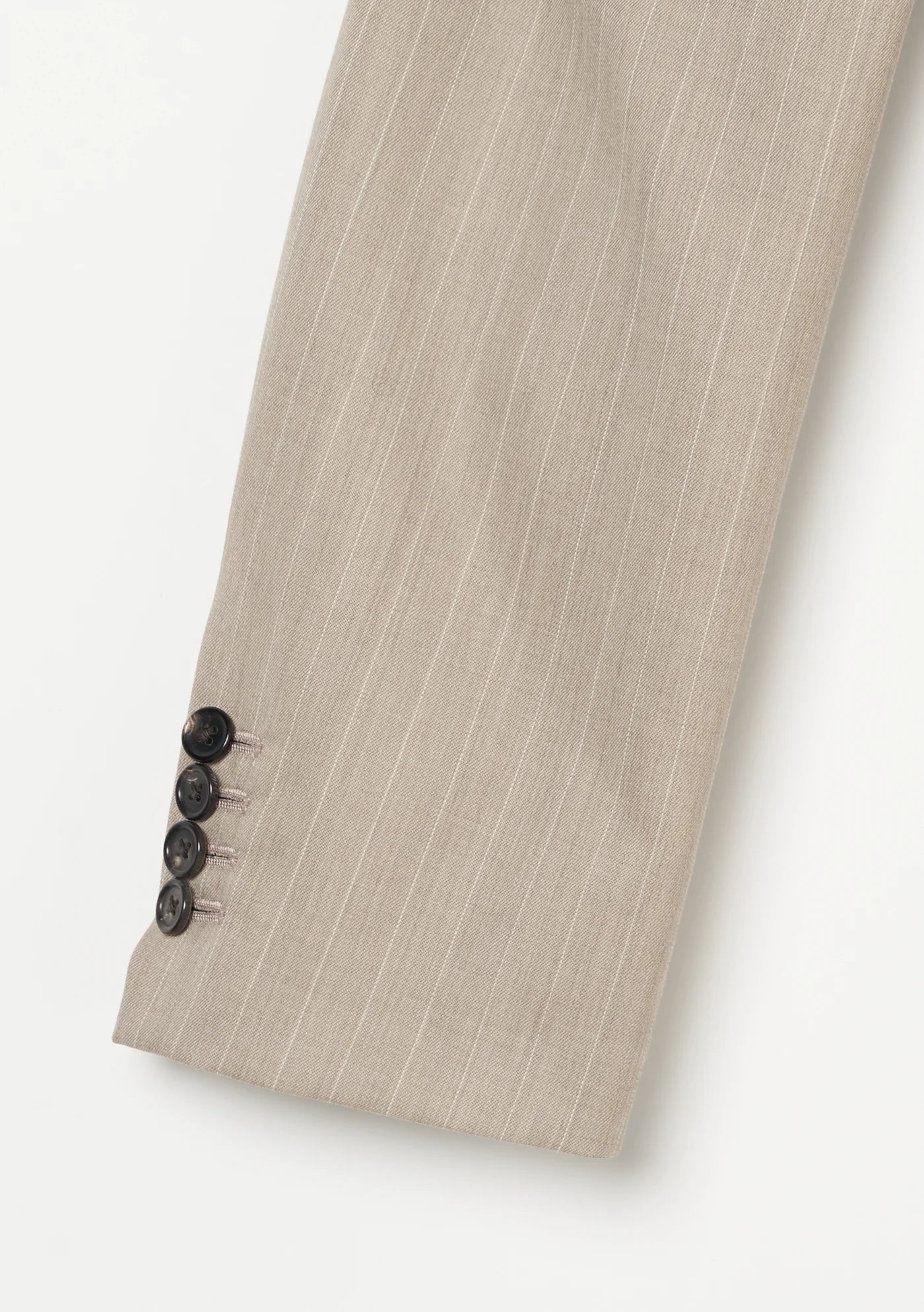INSCRIRE Wool Back Open Jacket - BEIGE STRIPE – un INSCRIRE Wool Back Open Jacket - BEIGE STRIPE – un