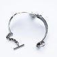 WAKAN SILVER SMITH - Double cutlery bracelet - SILVER