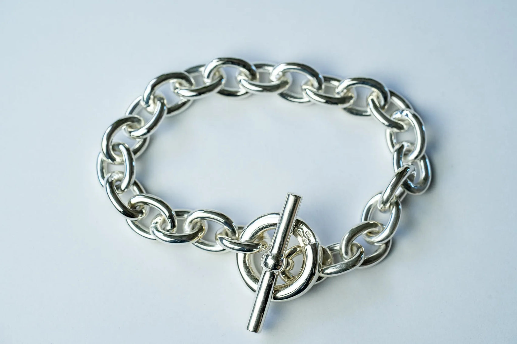 WAKAN SILVER SMITH - Hook connect bracelet (Large) - SILVER