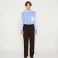 JOHN MASON SMITH / JANE SMITH - SILK NOIL GARMENT DYE PAJAMA PANTS - BROWN