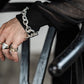 WAKAN SILVER SMITH - Hook connect bracelet gradually (XLARGE) - SILVER
