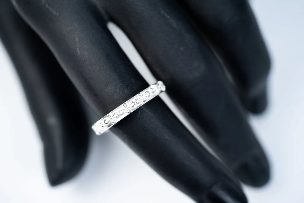 WAKAN SILVER SMITH - Mebiusu pattern ring - SILVER