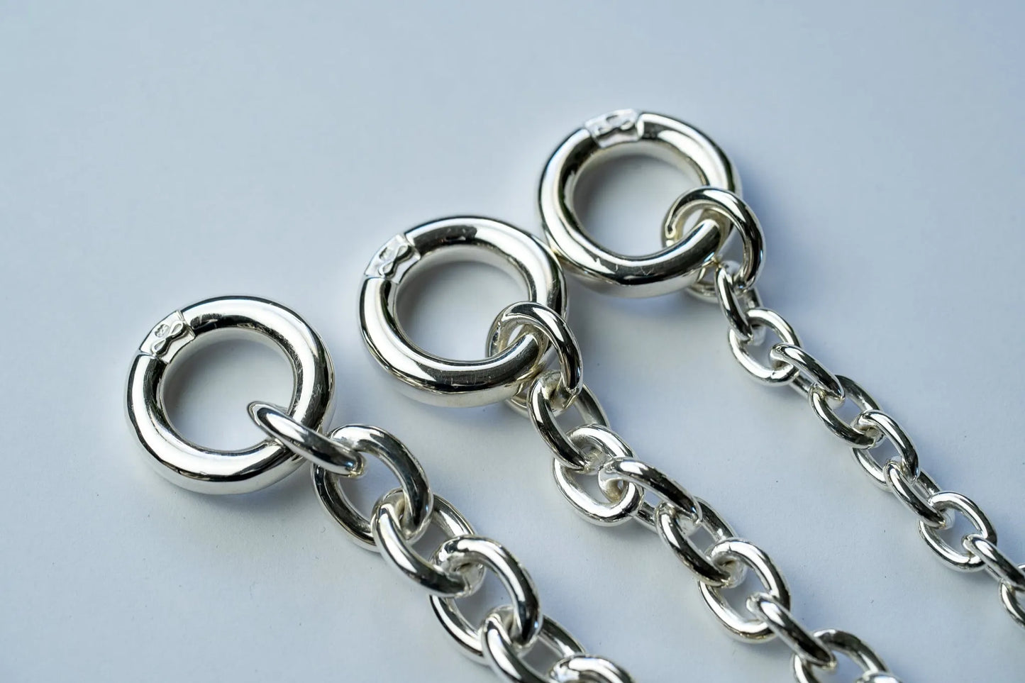 WAKAN SILVER SMITH - Hook connect bracelet (Medium) - SILVER