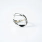 WAKAN SILVER SMITH - See through curve ring M  - SILVER