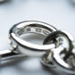 WAKAN SILVER SMITH - Hook connect bracelet gradually (XLARGE) - SILVER