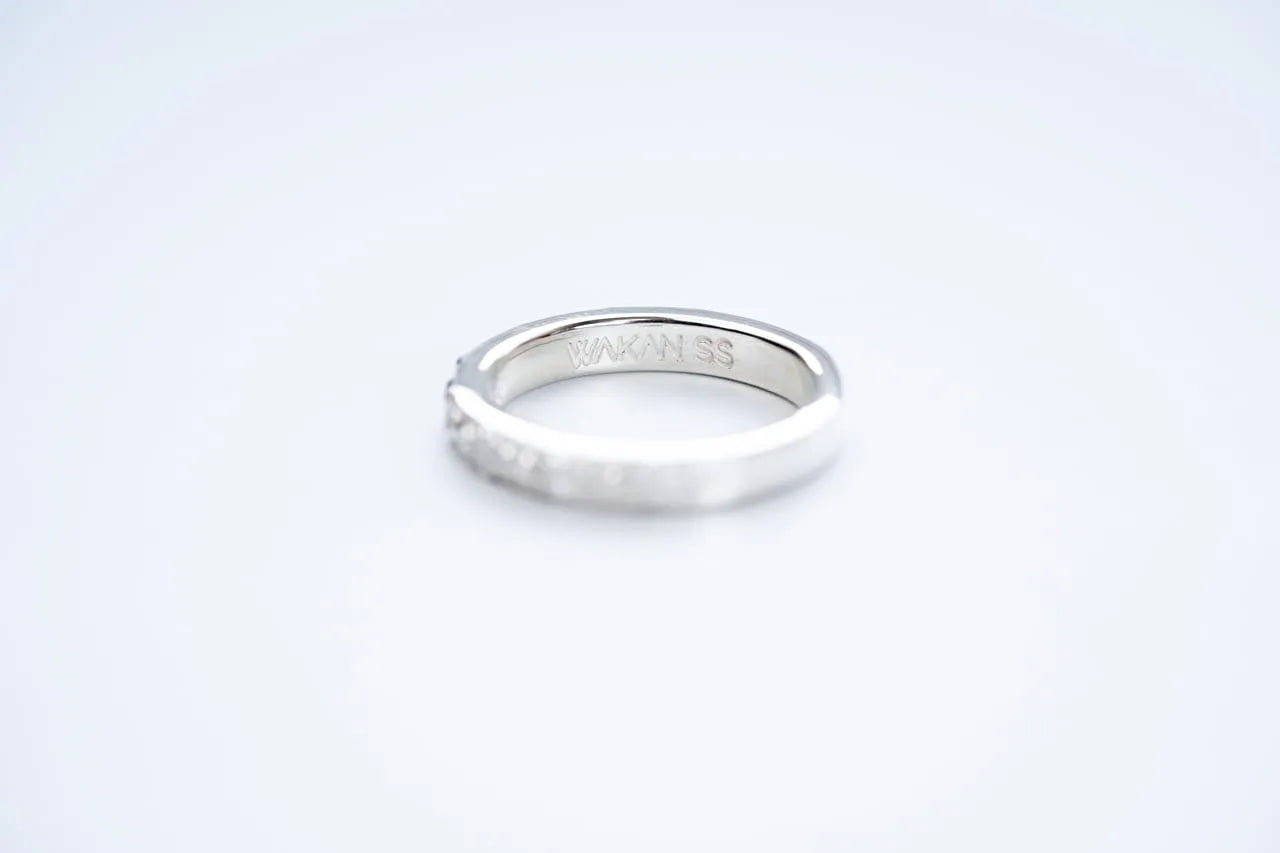 WAKAN SILVER SMITH - Mebiusu pattern ring - SILVER