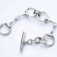 WAKAN SILVER SMITH - Horse bit bracelet (double) - SILVER