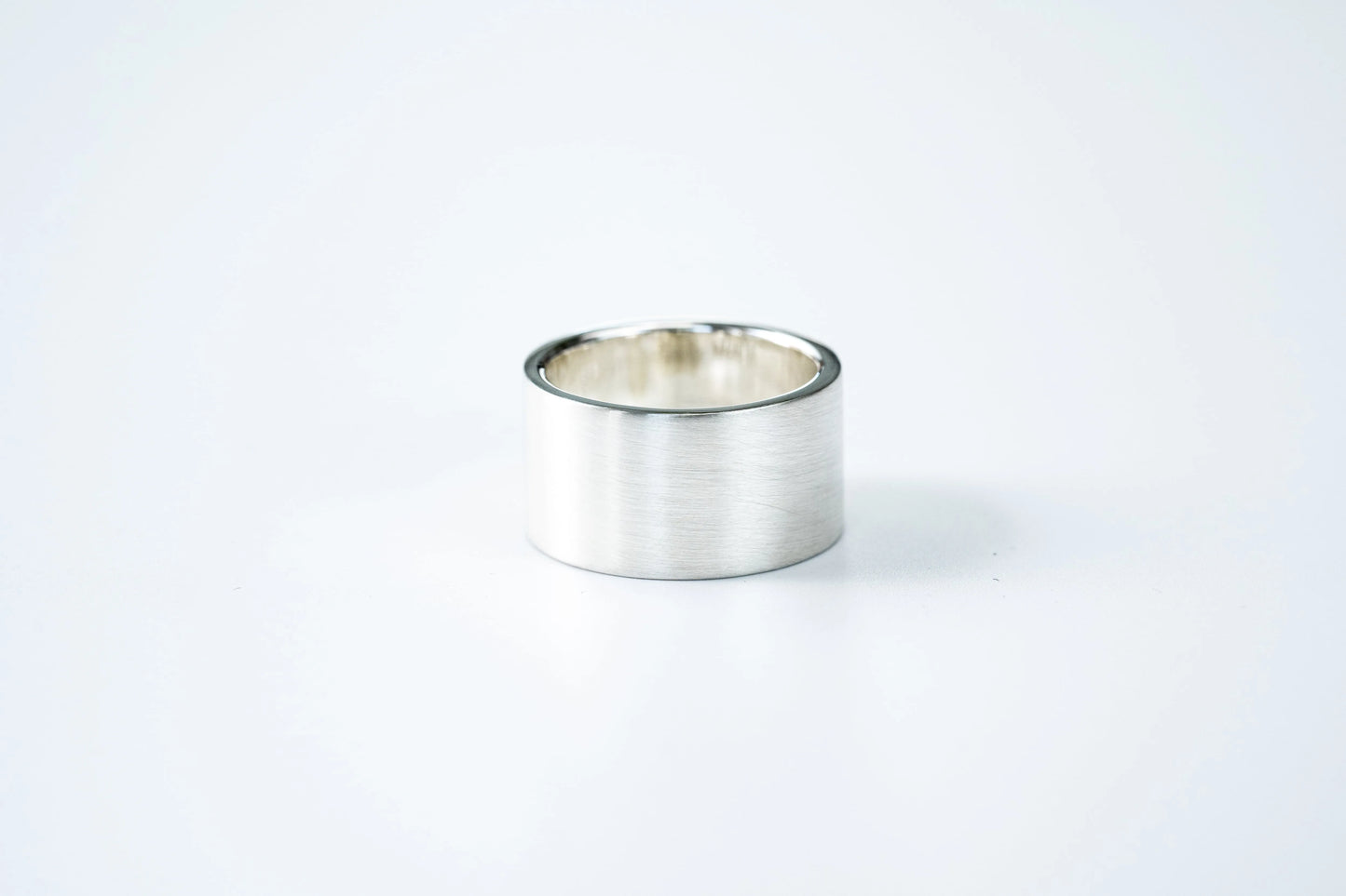 WAKAN SILVER SMITH - 12mm Matte ring  - SILVER