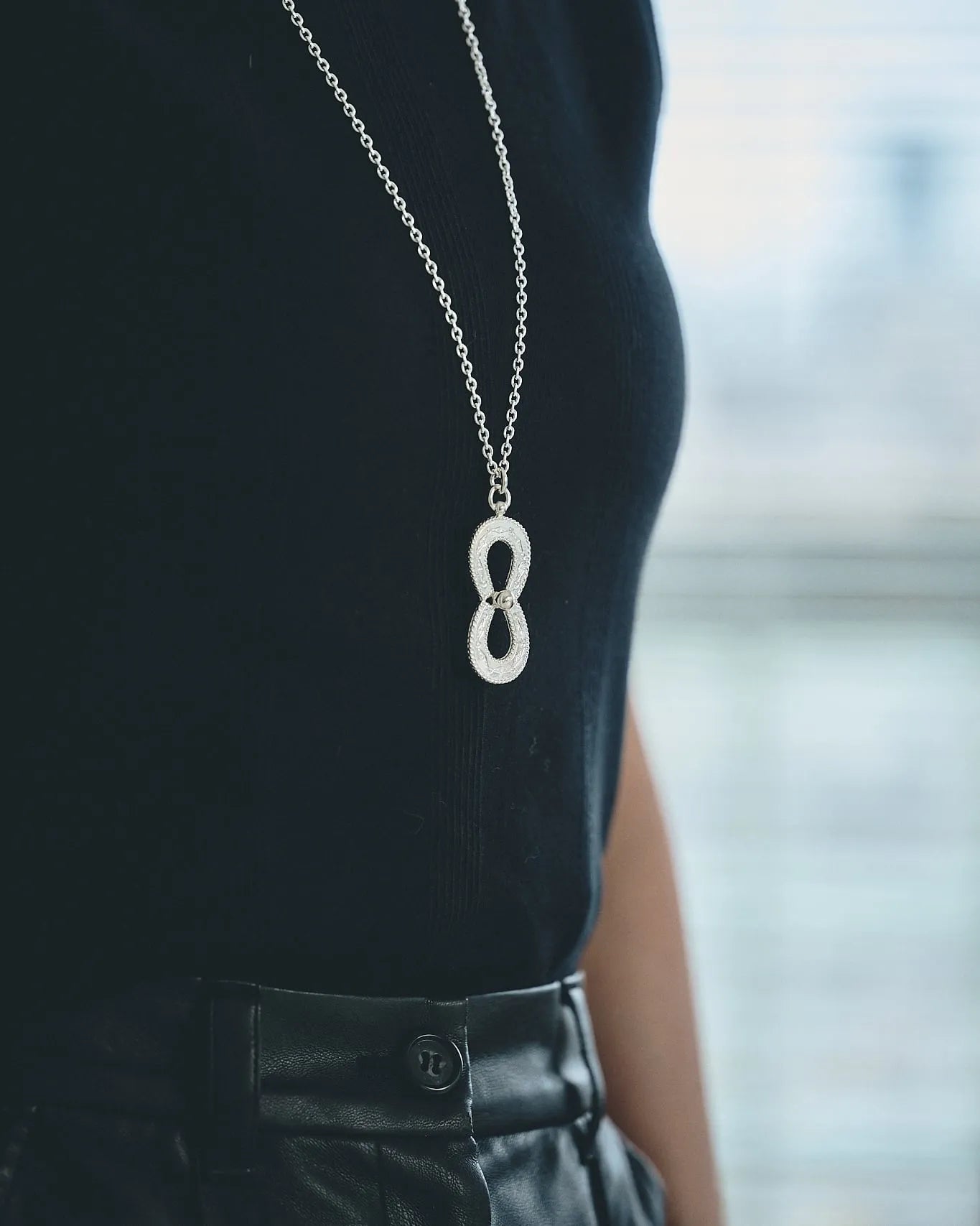 WAKAN SILVER SIMITH - Spirit Horseshoe necklace (double) - SILVER