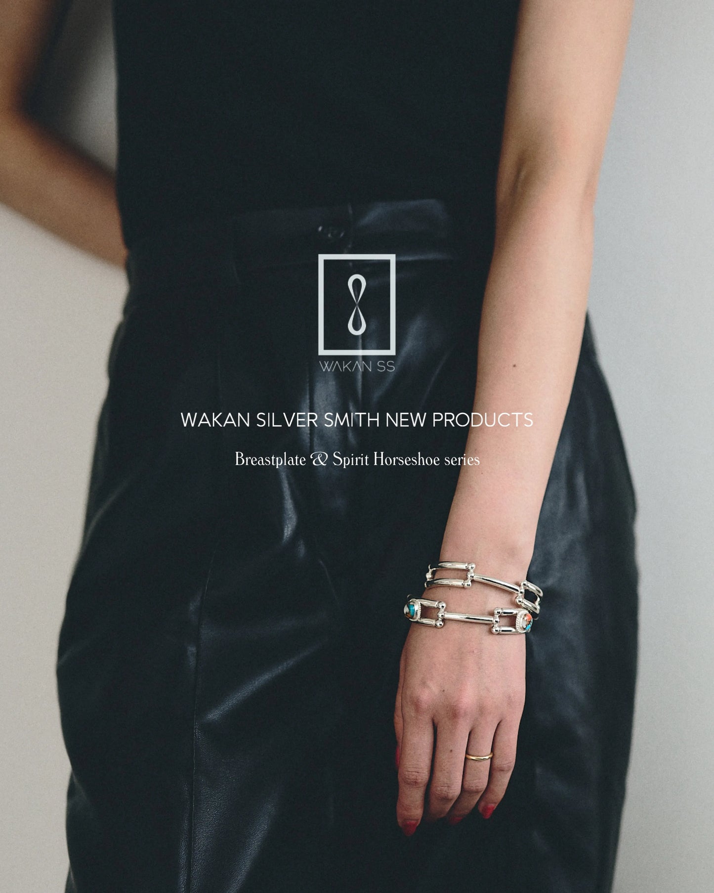 WAKAN SILVER SMITH - Breastplate Bangle - SILVER