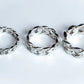 WAKAN SILVER SMITH - Gourmette(グルメット) Chain ring L - SILVER