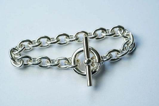 WAKAN SILVER SMITH - Hook connect bracelet (Medium) - SILVER
