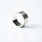WAKAN SILVER SMITH - 12mm Matte ring  - SILVER