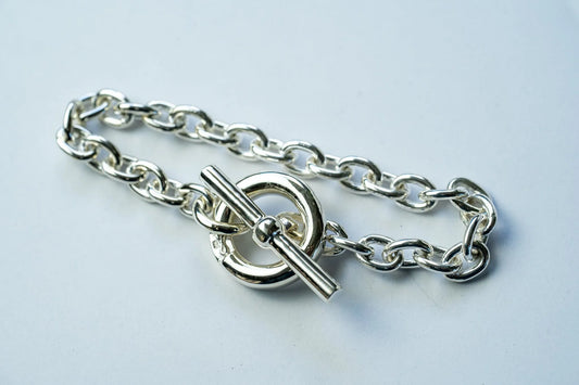 WAKAN SILVER SMITH - Hook connect bracelet (Small) - SILVER