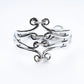 WAKAN SILVER SMITH - Double fork bracelet - SILVER