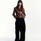 nakedgauge - ONE WASH BLACK DENIM ASHLEY JEANS - BLACK