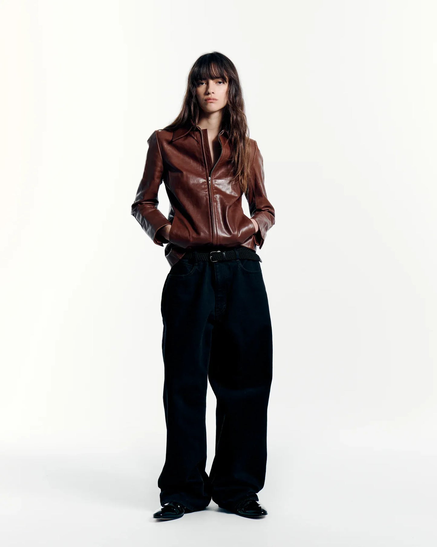 nakedgauge - ONE WASH BLACK DENIM ASHLEY JEANS - BLACK