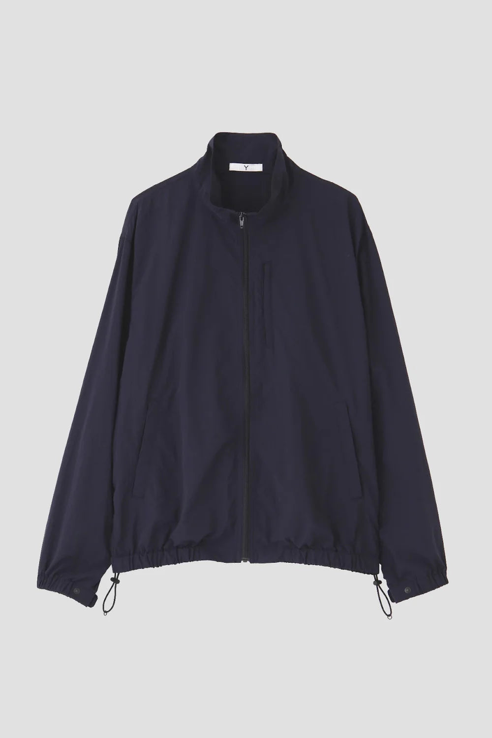 Y - RECYCLE NYLON MIX TAFFETA BLOUSON - NAVY – un Y - RECYCLE NYLON MIX TAFFETA BLOUSON - NAVY – un