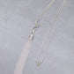 WAKAN SILVER SMITH - Tassel necklace L - SILVER