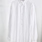 KANEMASA PHIL. - 46G Atmosphere Stripe Shirt - WHITE(Nova White)