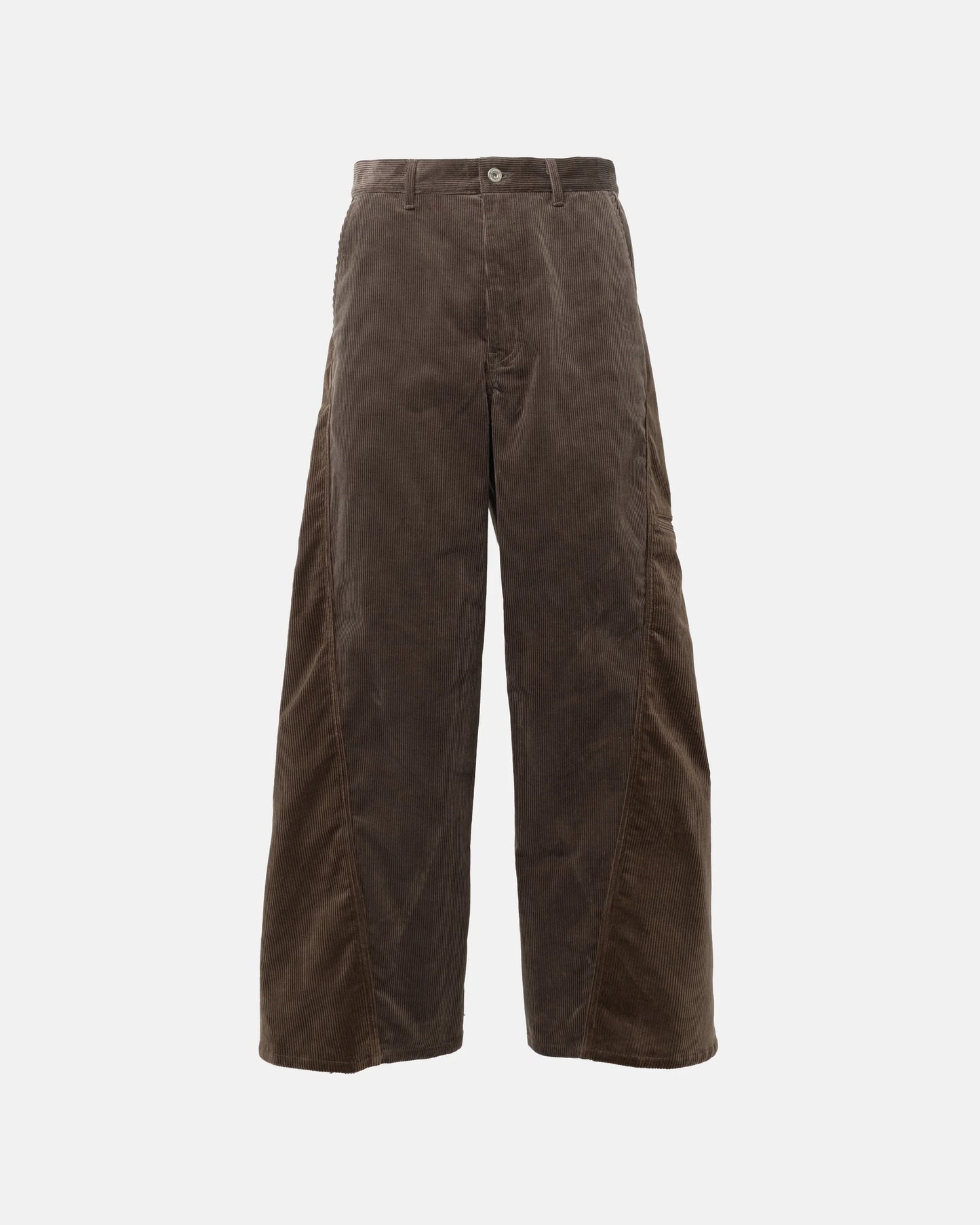 SimplyComplicated - CORD TWIST WORK PANTS - BROWN