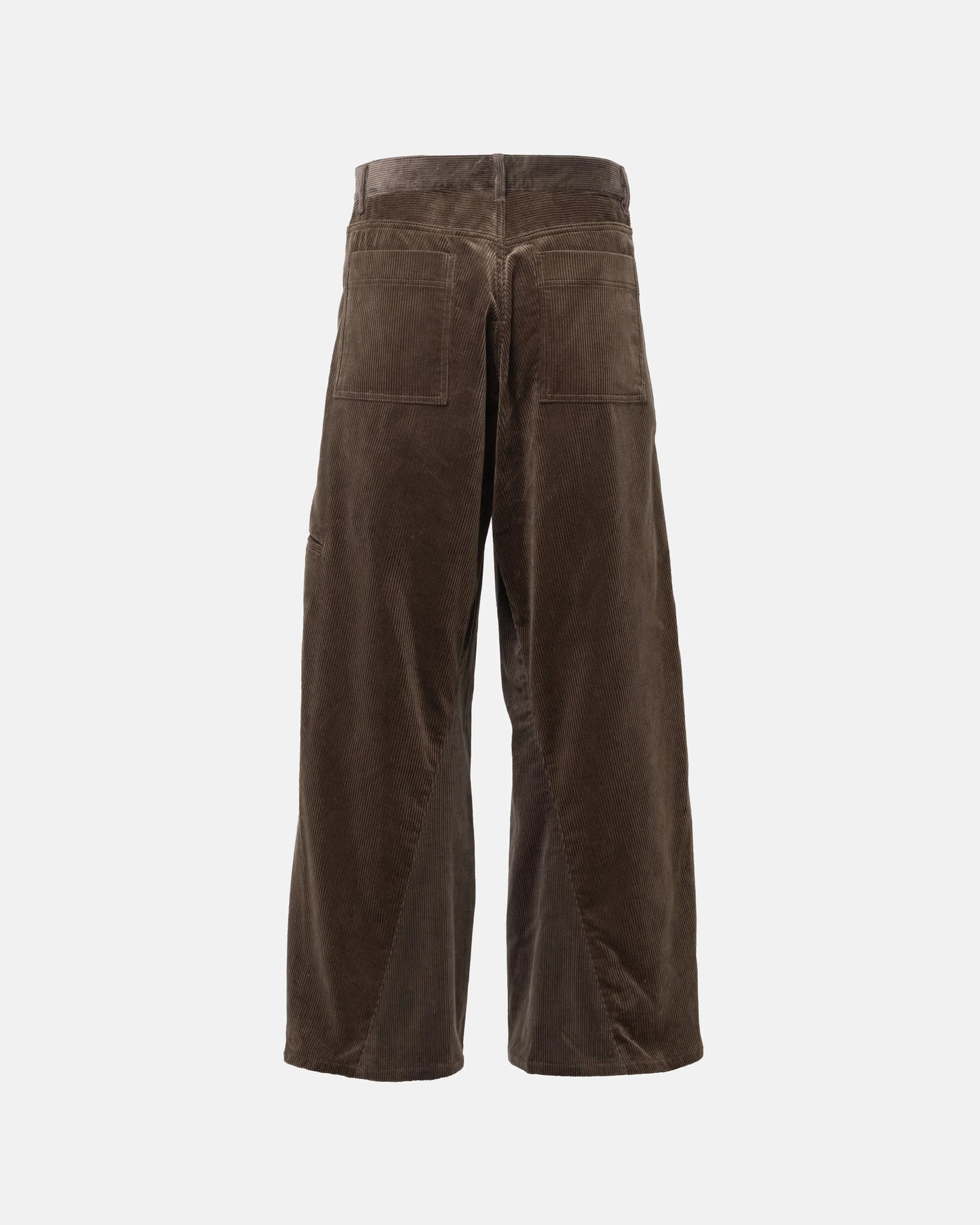 SimplyComplicated - CORD TWIST WORK PANTS - BROWN