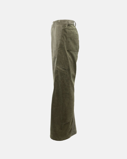 SimplyComplicated - CORD TWIST WORK PANTS - OLIVE