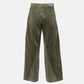 SimplyComplicated - CORD TWIST WORK PANTS - OLIVE