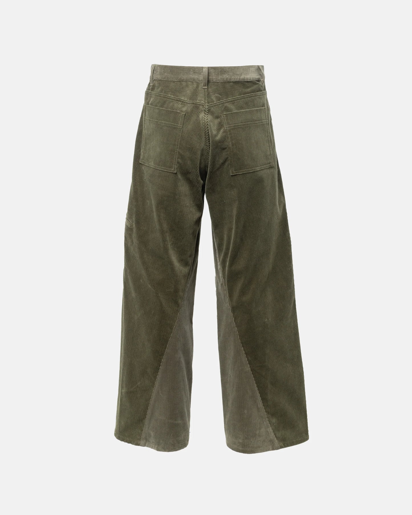 SimplyComplicated - CORD TWIST WORK PANTS - OLIVE