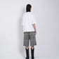 TANAKA - THE BOXY TEE - WHITE(EMBROIDERY)
