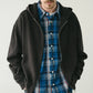 SimplyComplicated - HONEYCOMB WAFFLE HOODIE - BLACK