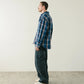 SimplyComplicated - RAW EDGE CHECK SHIRT - BLUE CHECK
