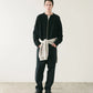 SimplyComplicated - TRACK CREW DRIVERS KNIT - BLACK