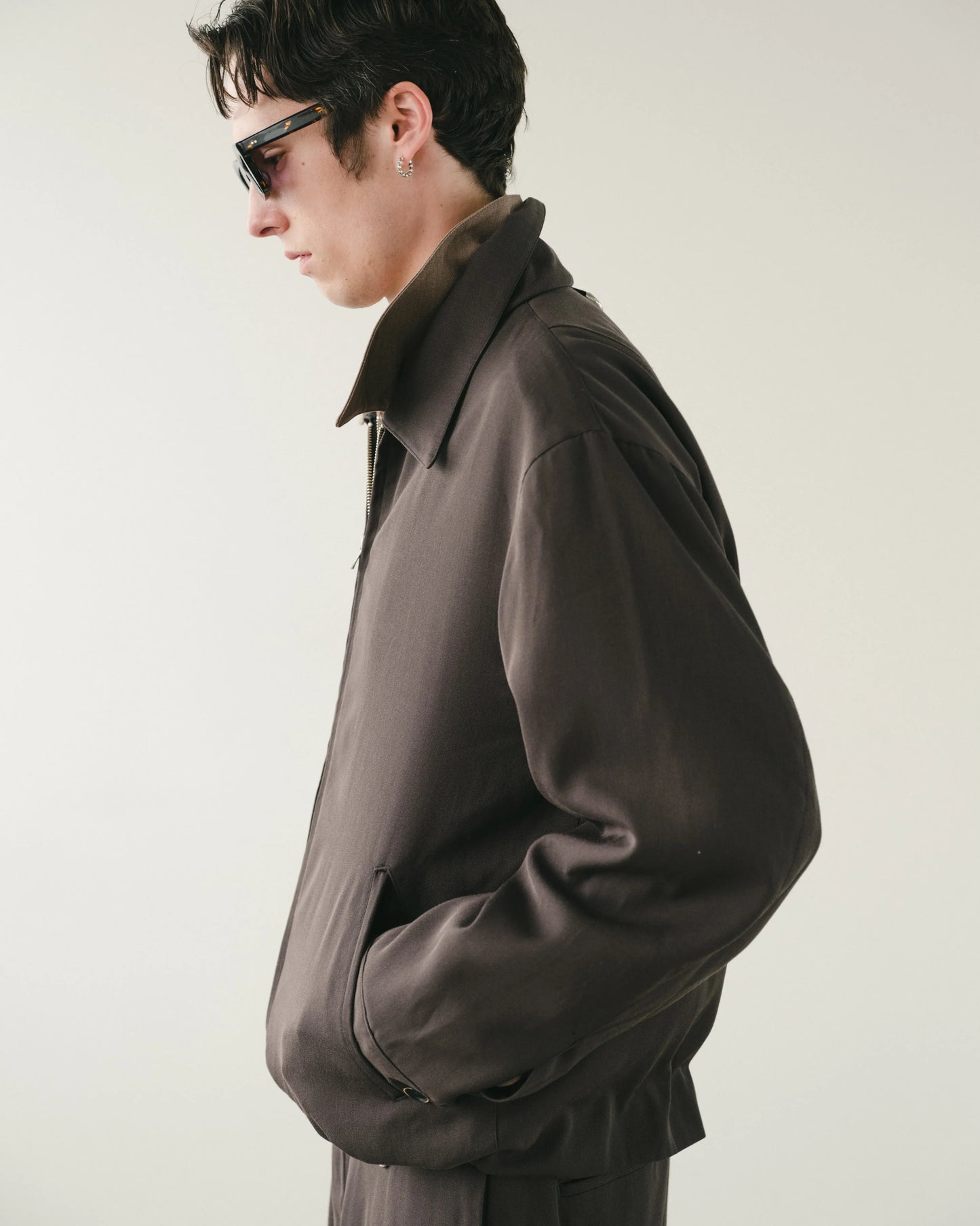 SimplyComplicated - EVERYDAY VIRGIN WOOL SHIRT JACKET - CHARCOAL