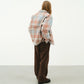 SimplyComplicated - FLANNEL CHECK OVER SHIRT - PLAID CHECK
