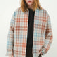 SimplyComplicated - FLANNEL CHECK OVER SHIRT - PLAID CHECK