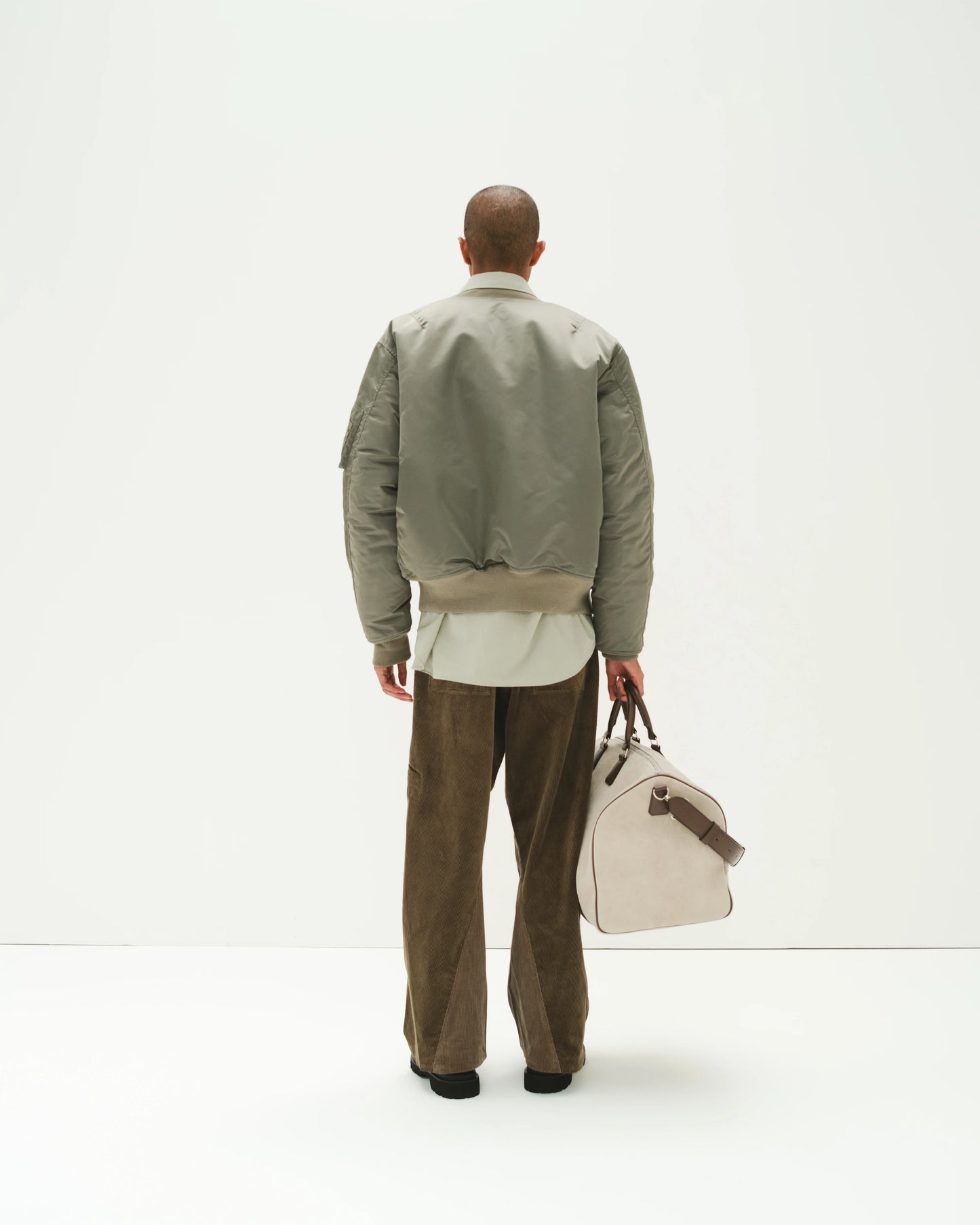 SimplyComplicated - CORD TWIST WORK PANTS - OLIVE
