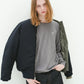 SimplyComplicated - SCRIPT KNIT L/S TEE - DARK GRAY