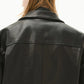 SimplyComplicated - WORKER LEATHER JACKET - BLACK