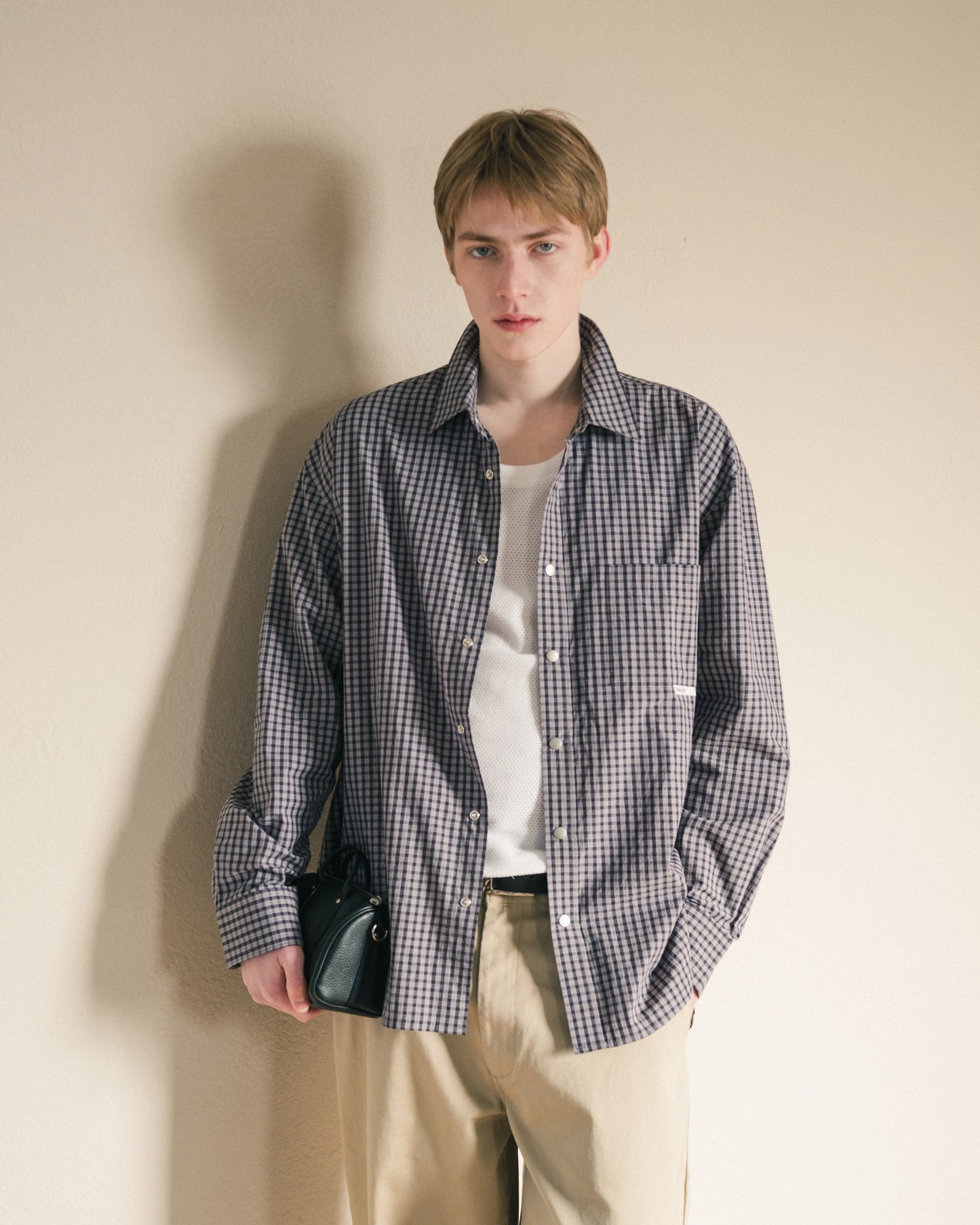 SimplyComplicated - UNCLE BUTTON UP SHIRT - BLACK CHECK – un