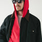 SimplyComplicated - KNITTED ZIP HOODIE - RED