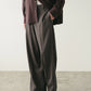 SimplyComplicated - EVERYDAY VIRGIN WOOL TROUSERS - CHARCOAL