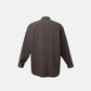 SimplyComplicated - FRAME NYLON SHIRT - DK.BROWN