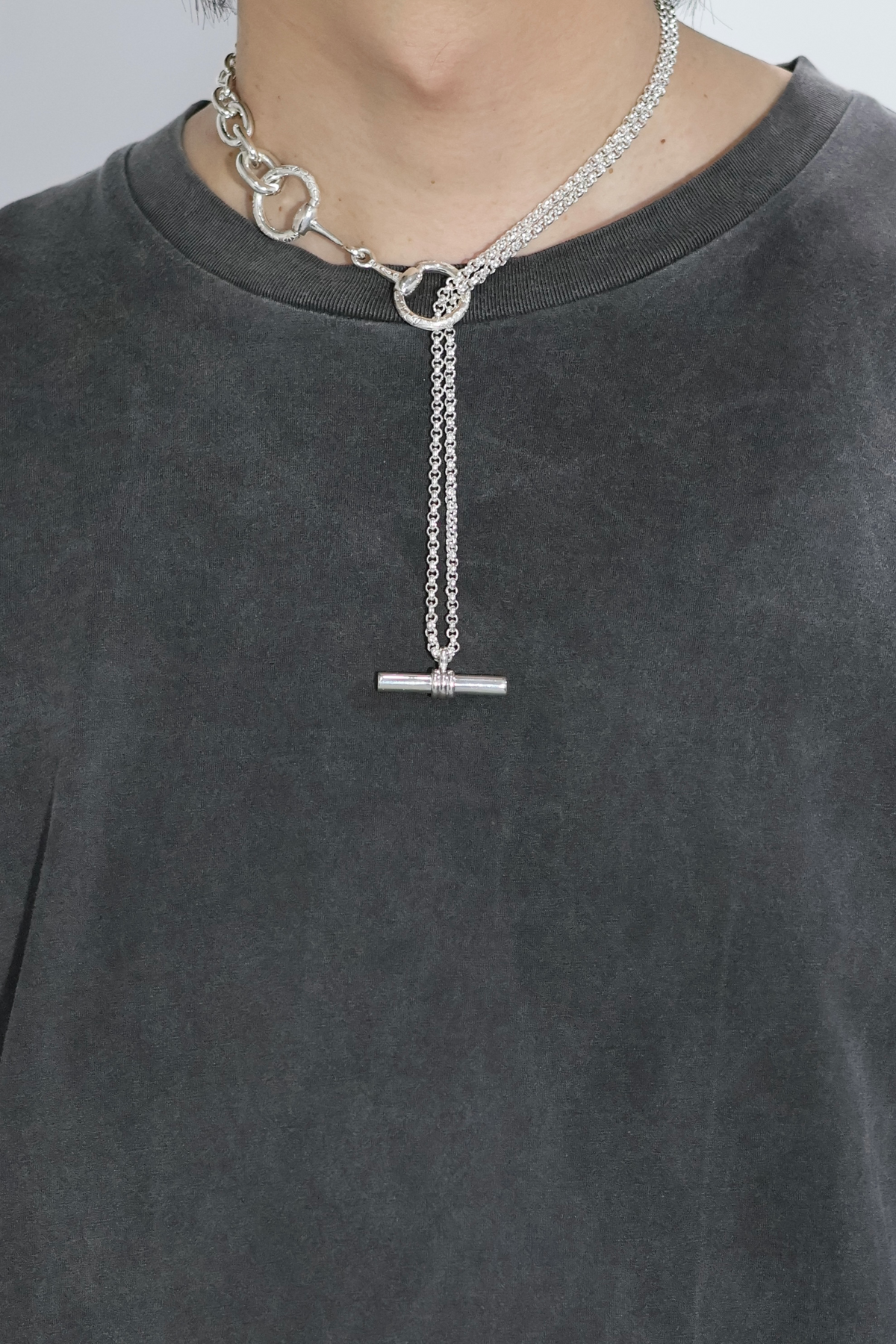 WAKAN SILVER SMITH - Horse bit 3way necklace - C-036