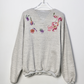 TANAKA - THE SWEATSHIRT - HEATHER GRAY(FLOWER)