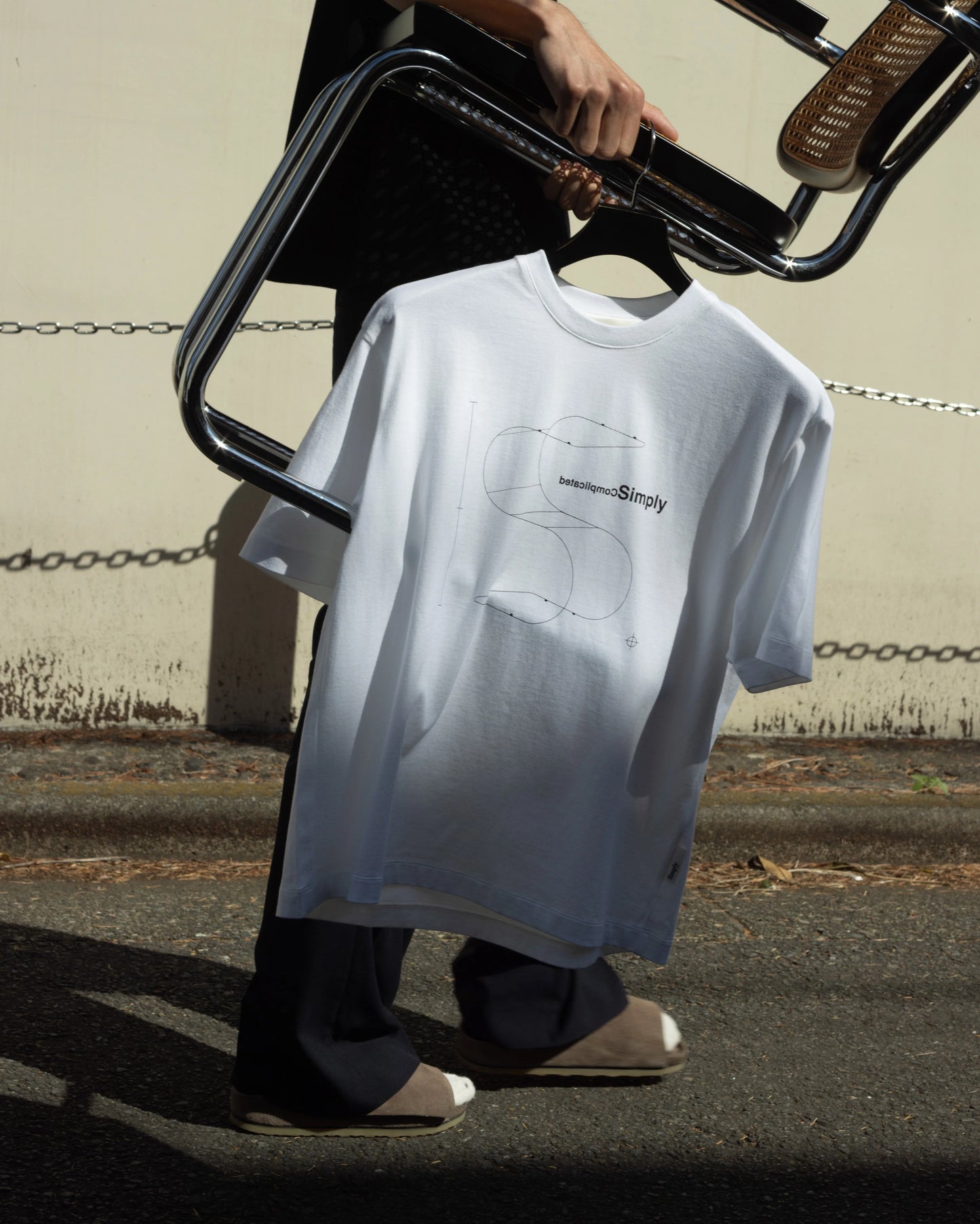 SimplyComplicated - CHAIR TEE - WHITE